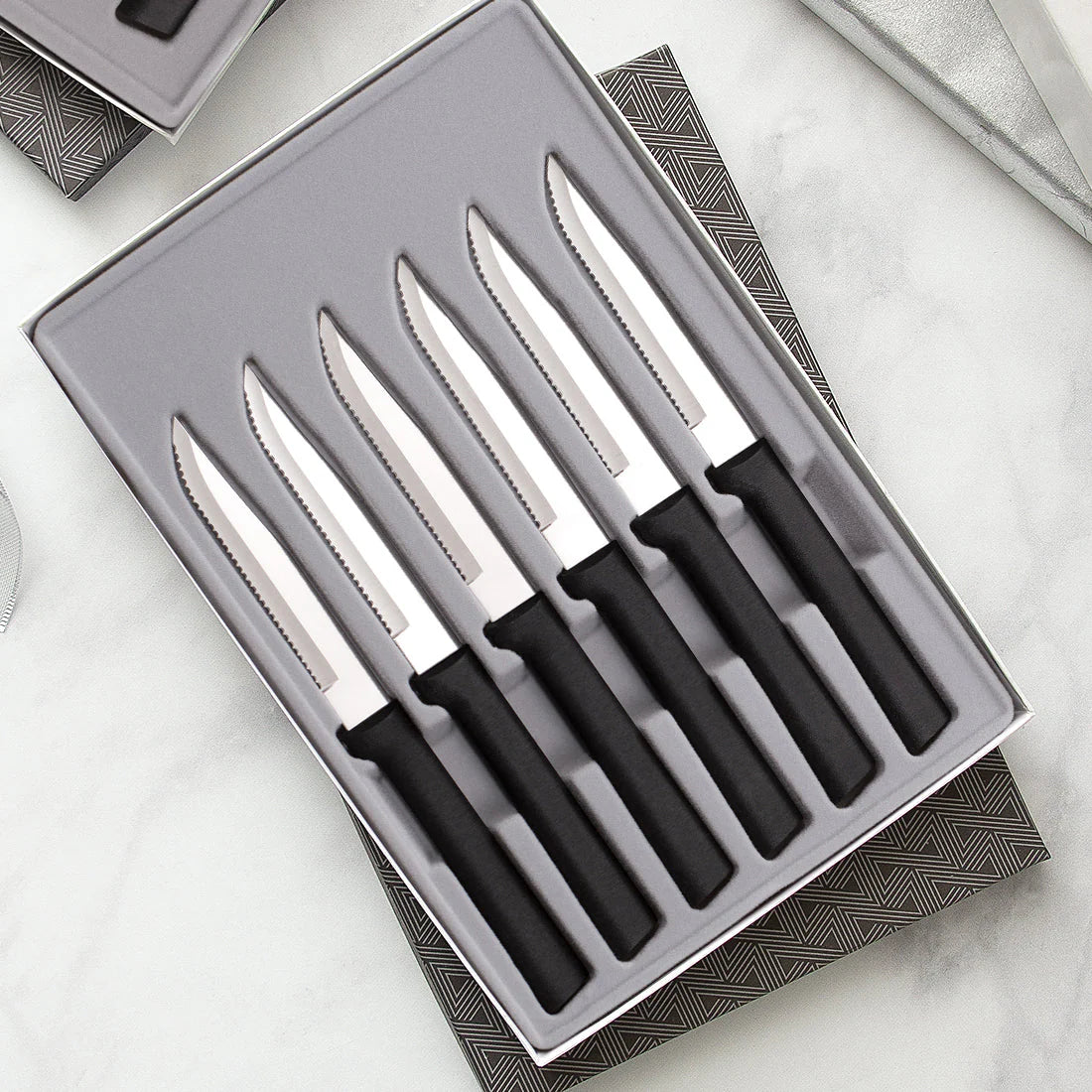 Six Utility/Steak Knives Gift Set