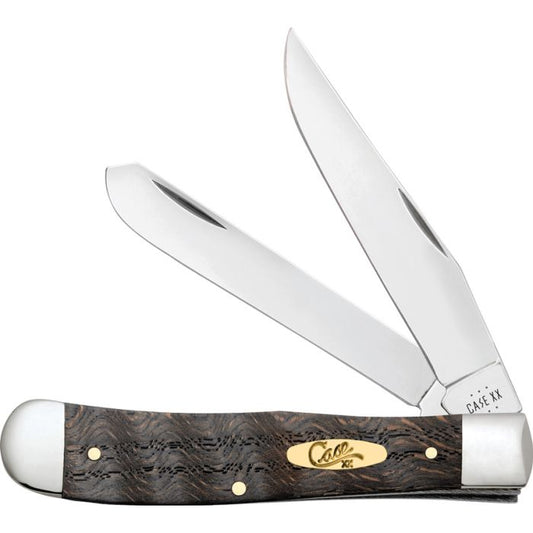 Case Cutlery Trapper Black Curly Oak