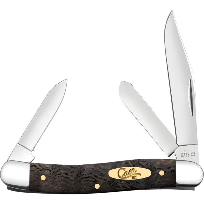 Case Cutlery Stockman Black Curly Oak