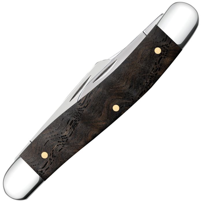 Case Cutlery Stockman Black Curly Oak