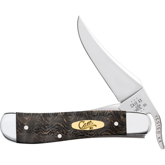 Case Cutlery RussLock Black Curly Oak