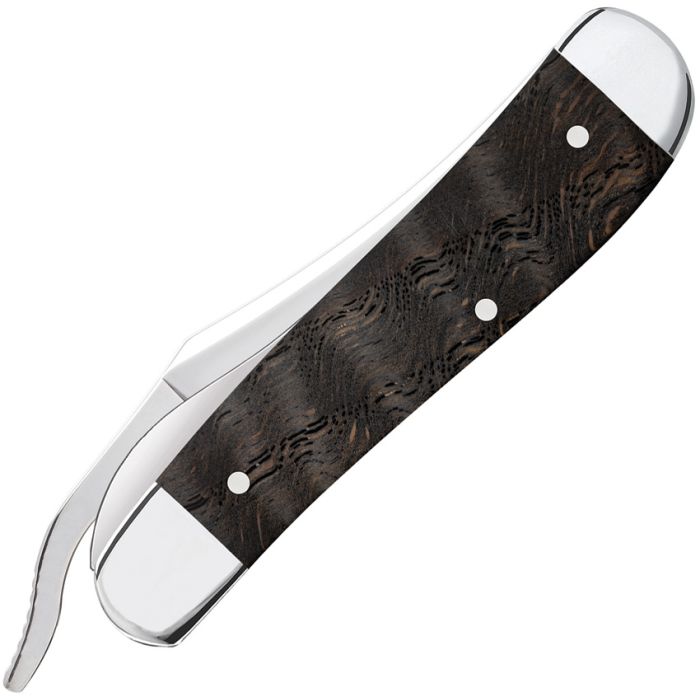 Case Cutlery RussLock Black Curly Oak