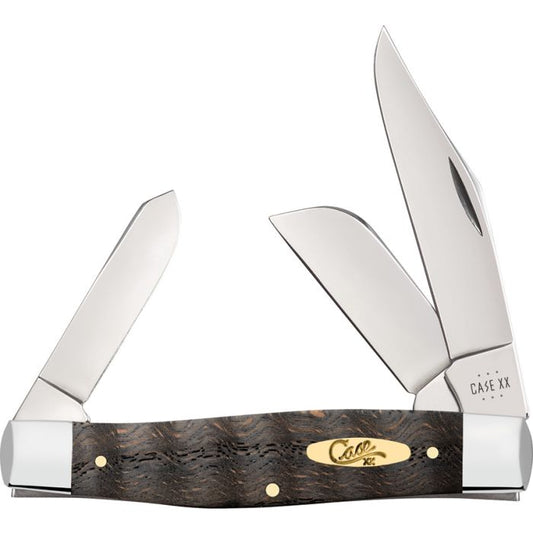 Case Cutlery Stockman Black Curly Oak