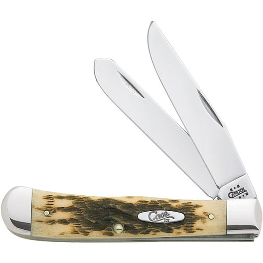 Case Cutlery Trapper Amber Bone CV