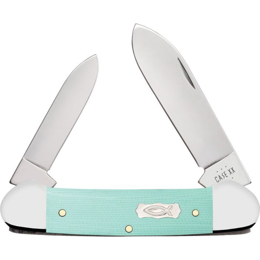 Case Cutlery Canoe Seafoam G10