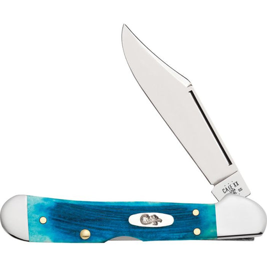 Case Cutlery Mini Copperlock Caribbean Blue