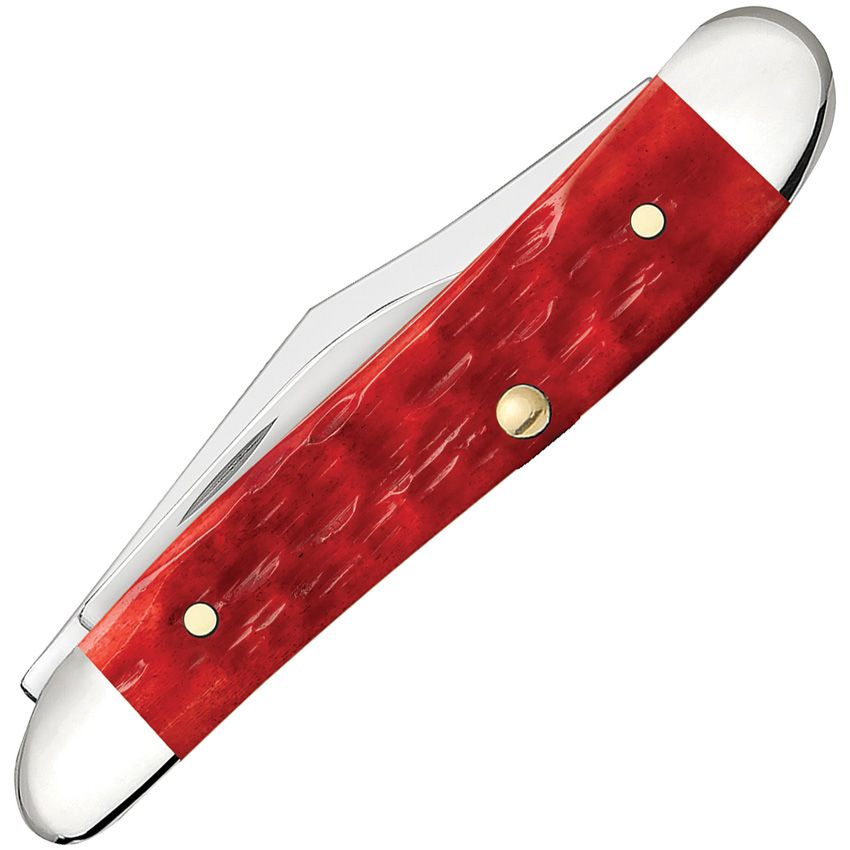 Case Cutlery Peanut Dark Red Bone CV