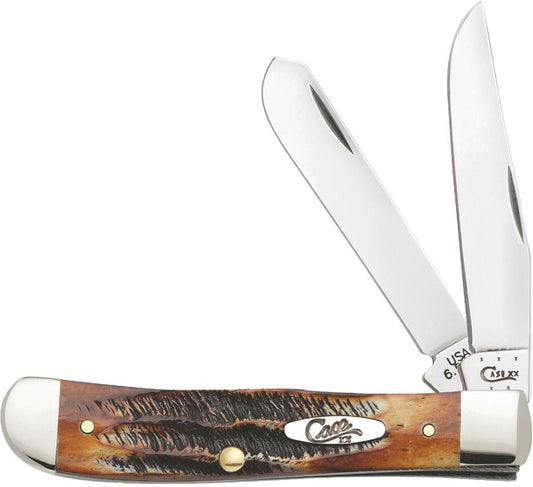 Case Cutlery Trapper Burnt Bone