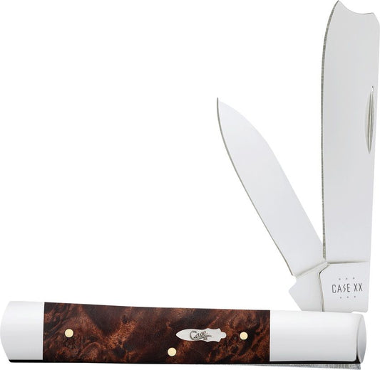 Case Cutlery Razor Brown Maple Burl