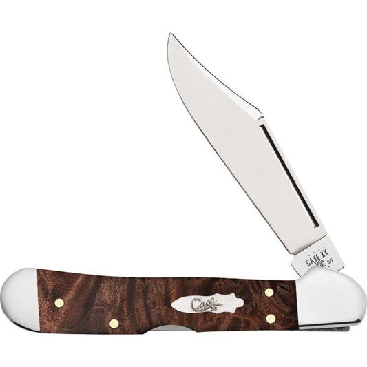 Case Cutlery Mini Copperlock Burl