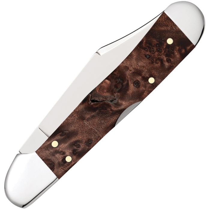 Case Cutlery Mini Copperlock Burl