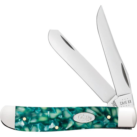 Case Cutlery Mini Trapper Sparxx Green