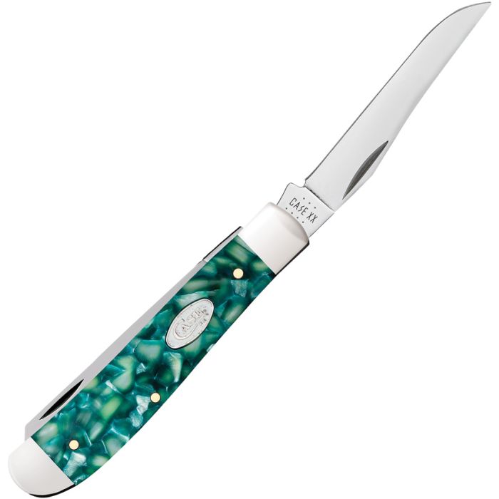 Case Cutlery Mini Trapper Sparxx Green
