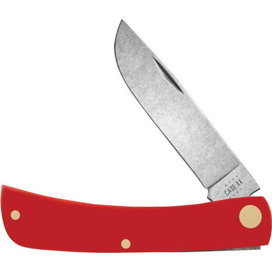 Case Cutlery Sod Buster Jr. Red Synthetic CS