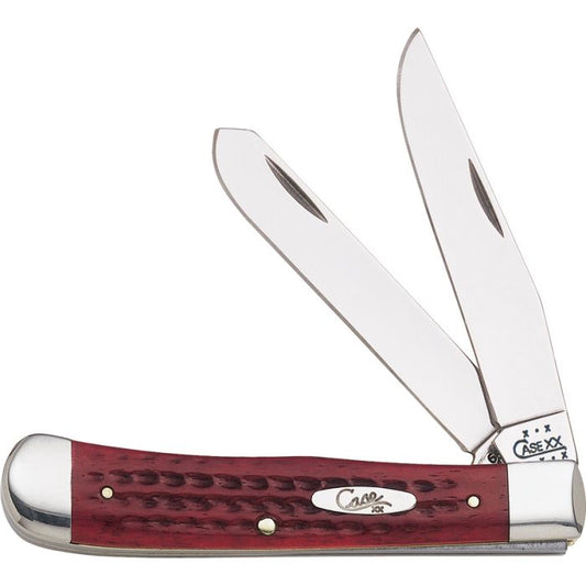 Case Cutlery Trapper Pocket Worn Red SS