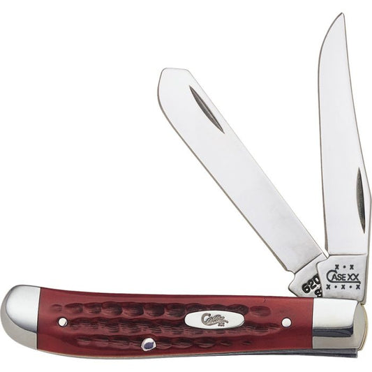 Case Cutlery Mini Trapper Pocket Worn Red Bone