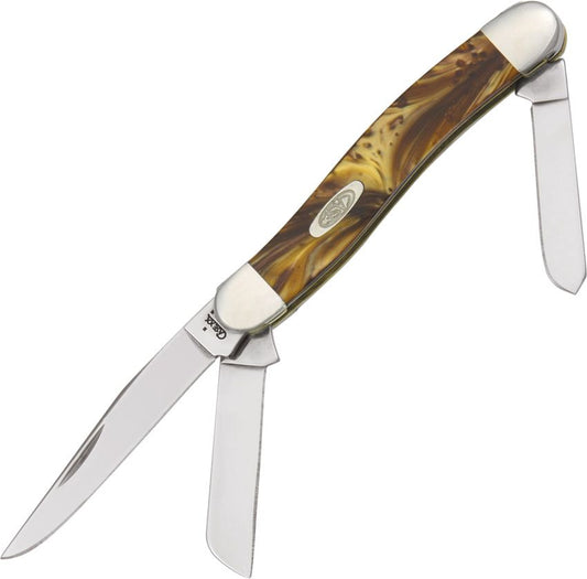 Case Cutlery Medium Stockman Butter Rum