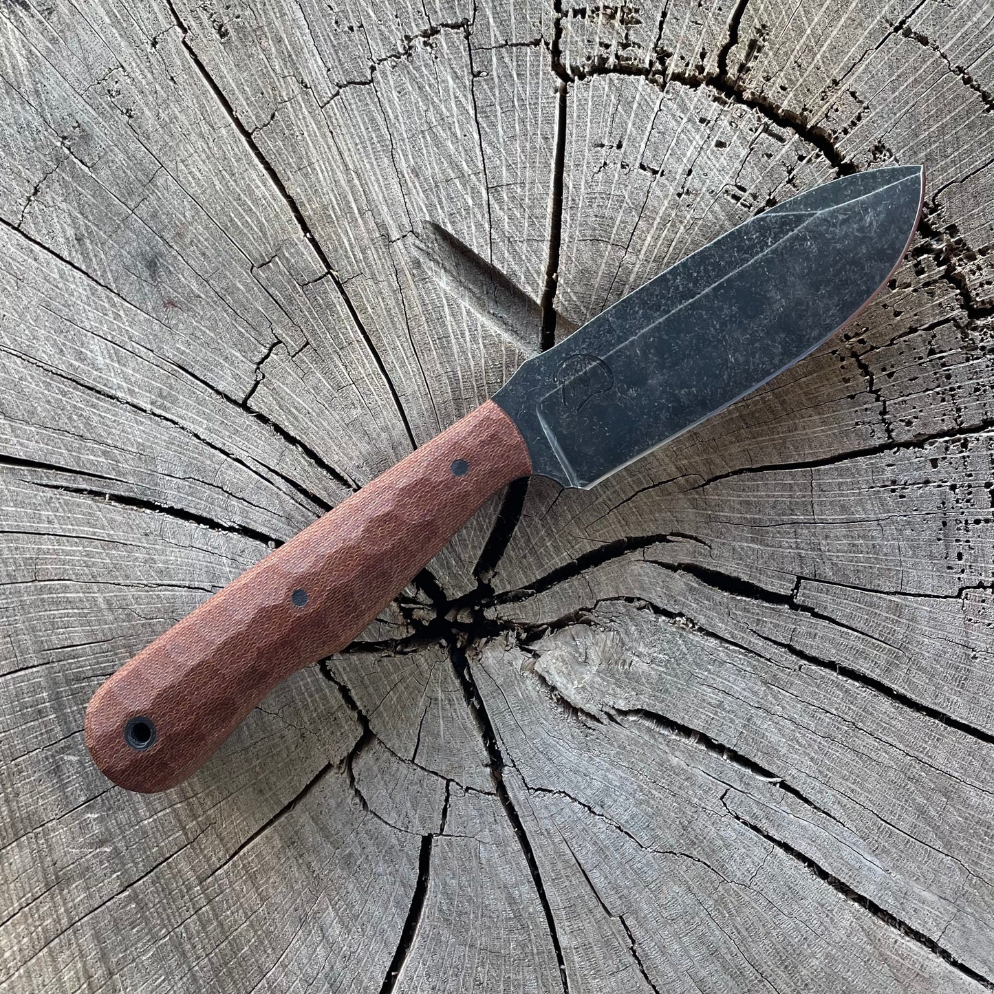 Bird & Trout in 52100 w/ Vintage Micarta