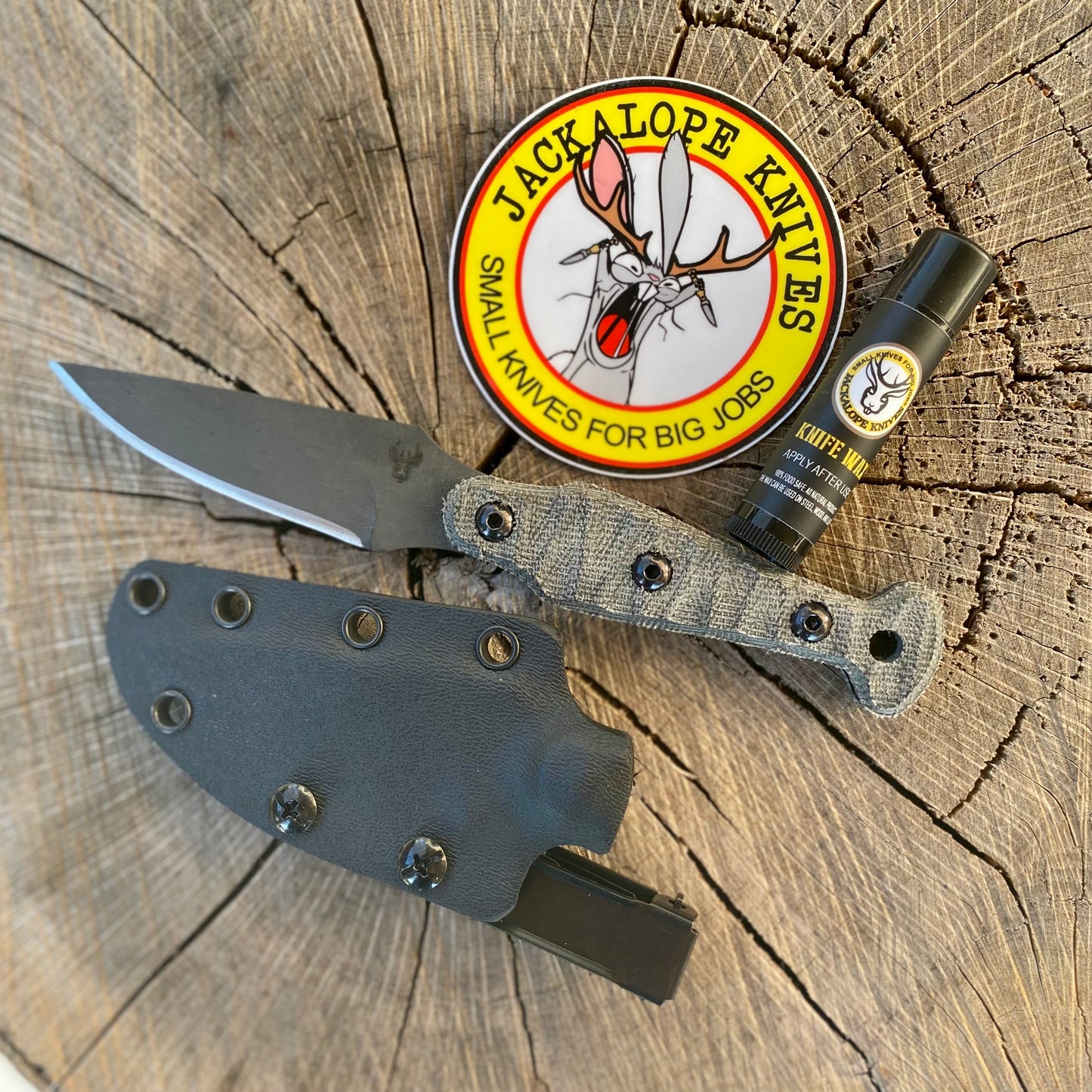 Jackalope in 80CrV2 with Micarta