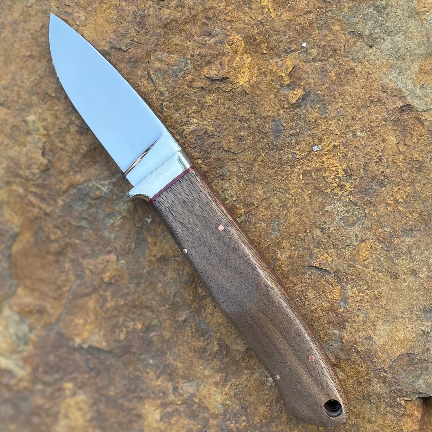 Hunter in 52100 w/ American Walnut