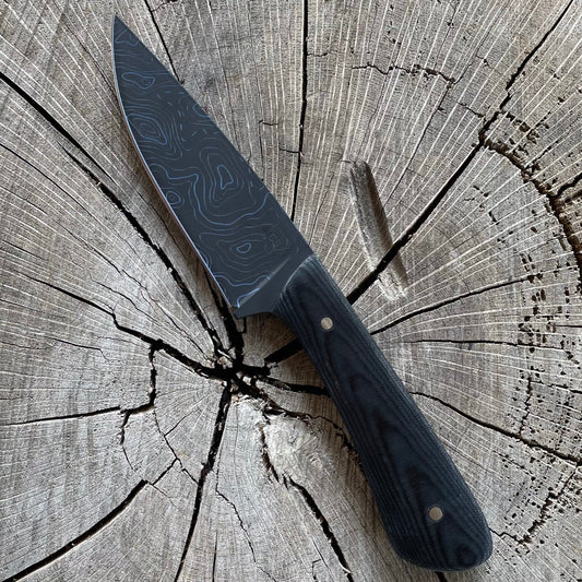 Topo Hunter in 1080 w/ Black Micarta