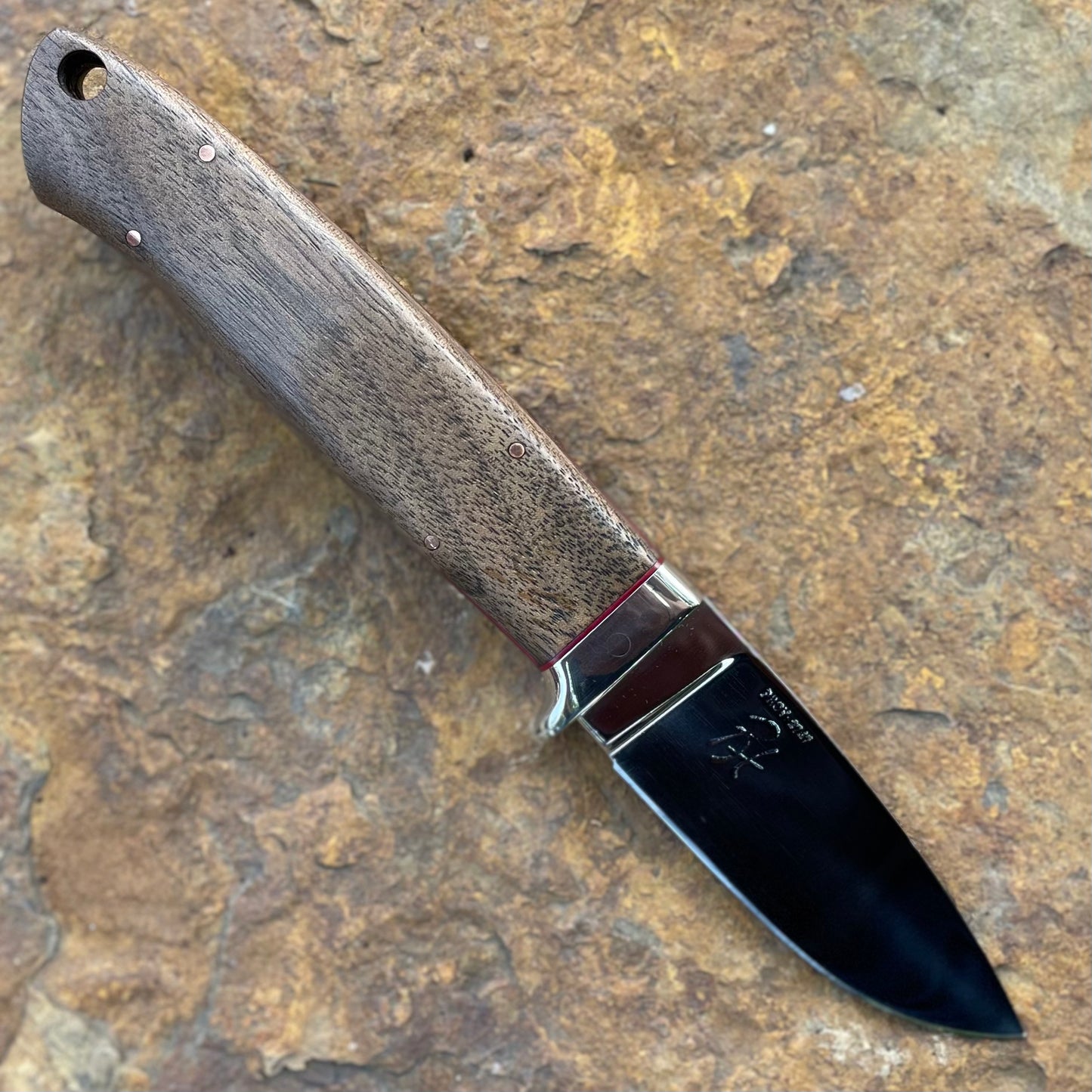 Hunter in 52100 w/ American Walnut