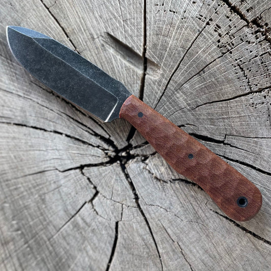 Bird & Trout in 52100 w/ Vintage Micarta