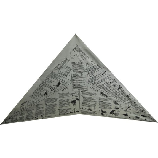 Head for Survival Bandana Gray