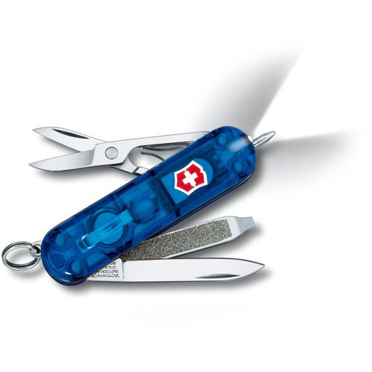 Swiss Army Knife Signature Lite Clear Blue