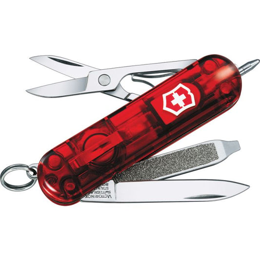 Swiss Army Knife Signature Lite Clear Red