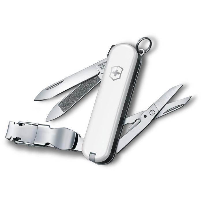 Swiss Army Knife Nail Clip 580 White