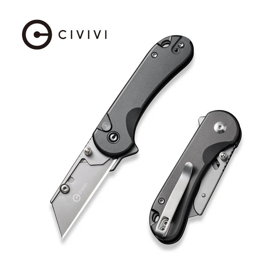 Civivi Elementum Utility Button Lock Black