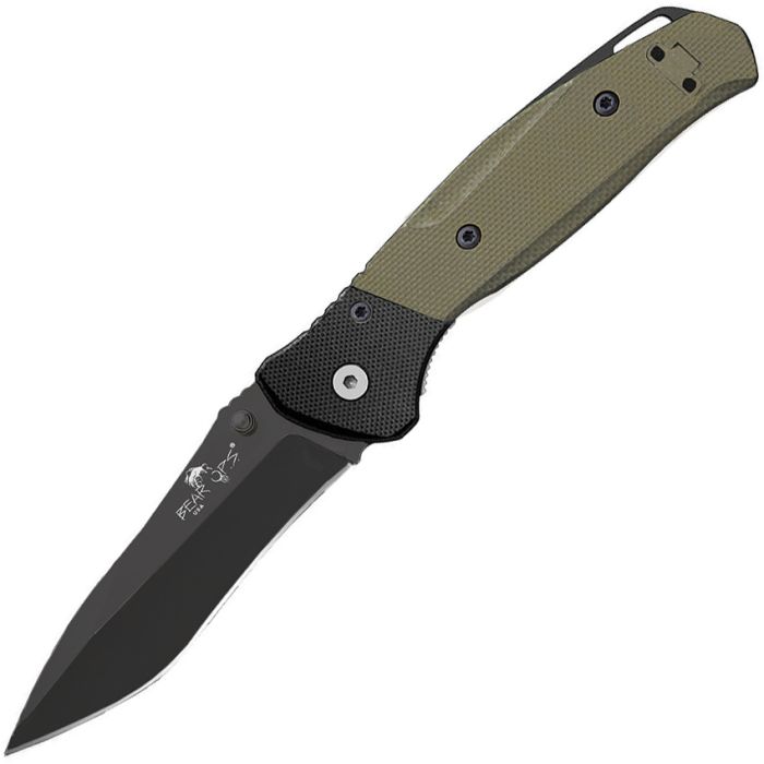 Bear Ops Swipe Linerlock A/O Black 14C28N