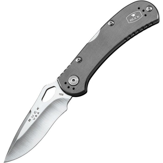 Buck SpitFire Lockback Gray