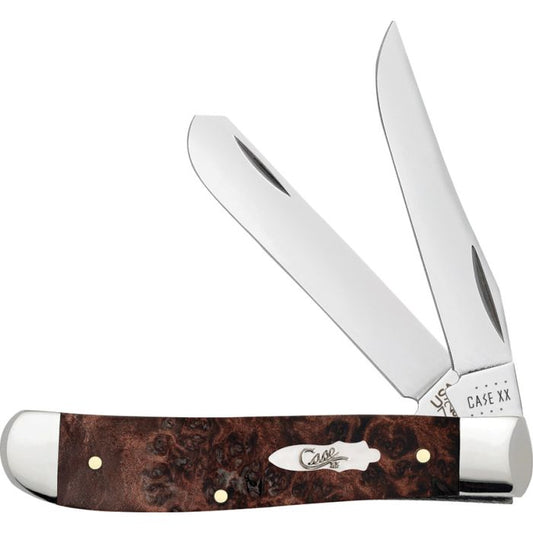 Case Cutlery Mini Trapper Burl