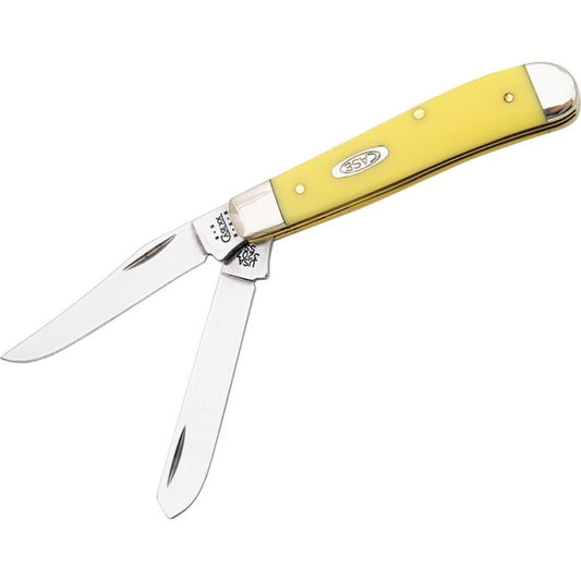 Case Cutlery Mini Trapper Yellow SS