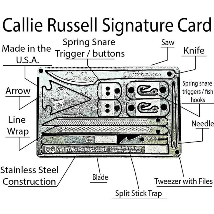 Callie Russell Survival Card